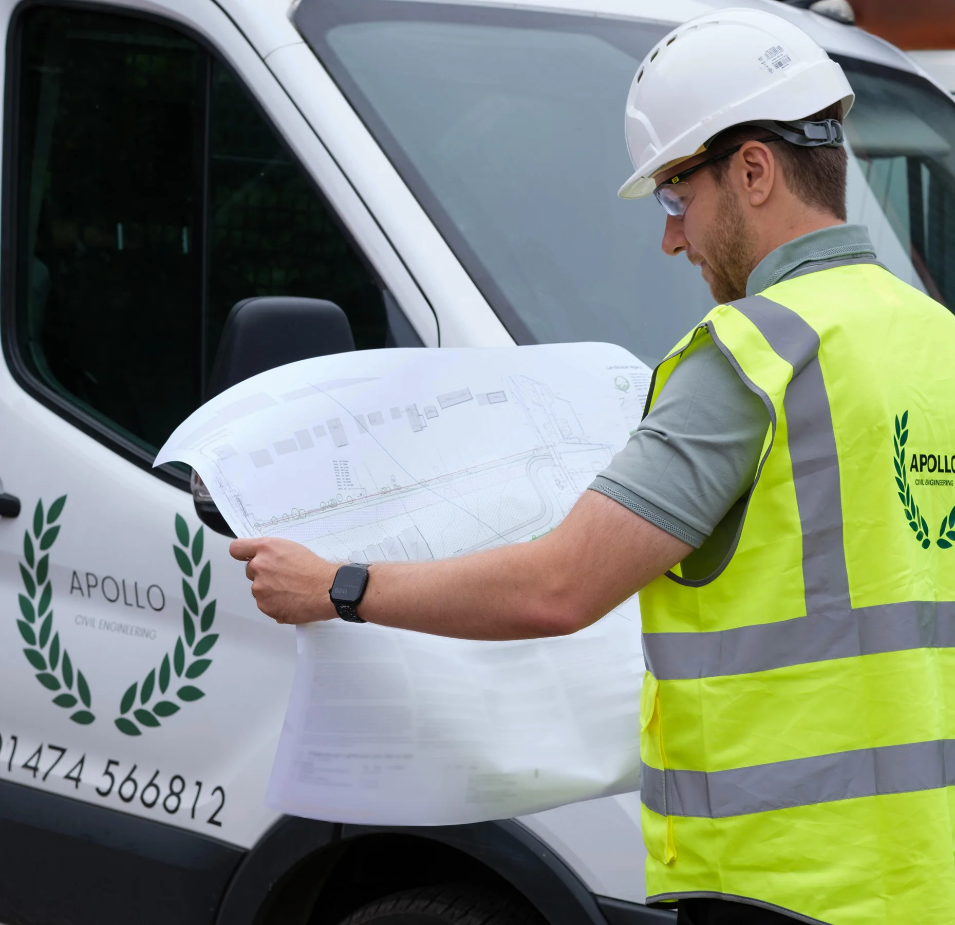 Apollo civil engineering worker